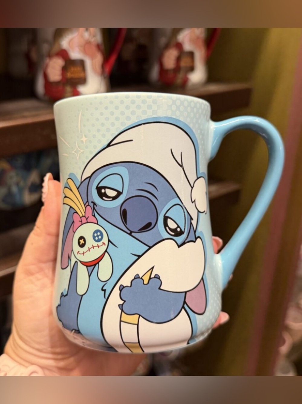 2026 Disney Parks Disney World Stitch & Scrump Mug Morning Let Me Sleep Cup New
